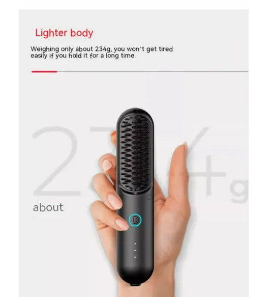 Mini Portable Wireless Hair Straightener